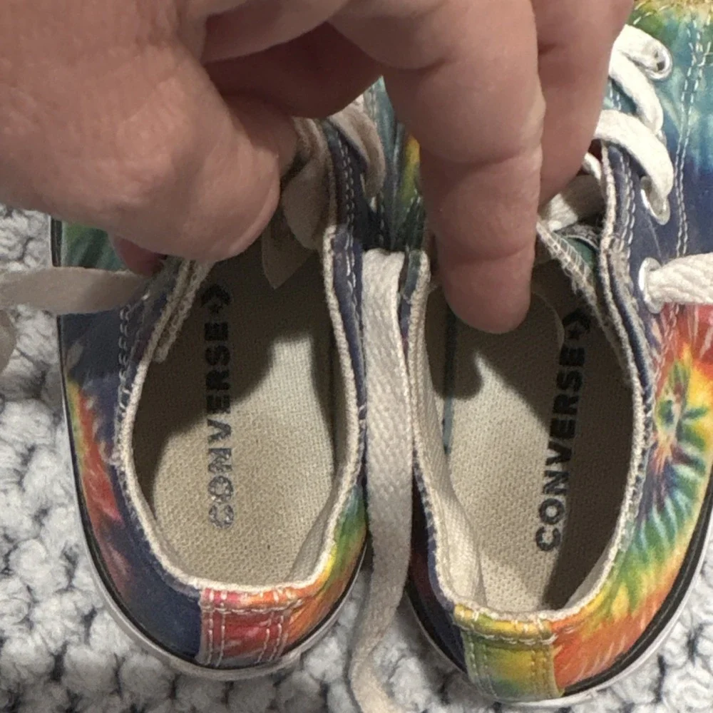 Converse Chuck Taylor All Star Tie-Dye Low Top Sneakers Size 9 769822F